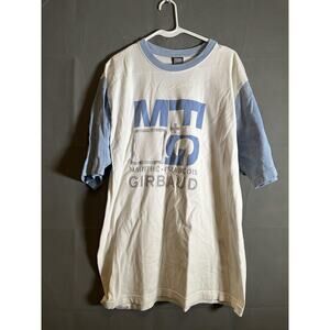 Marithe Francois Girbaud Shirt Mens XL Spell Out Graphic Streetwear Tee